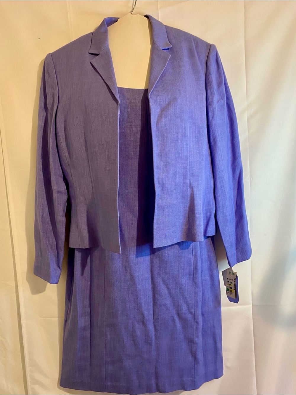 Women's Adrianna Papell Periwinkle Blue Two-Piece Jacket & Dress Set